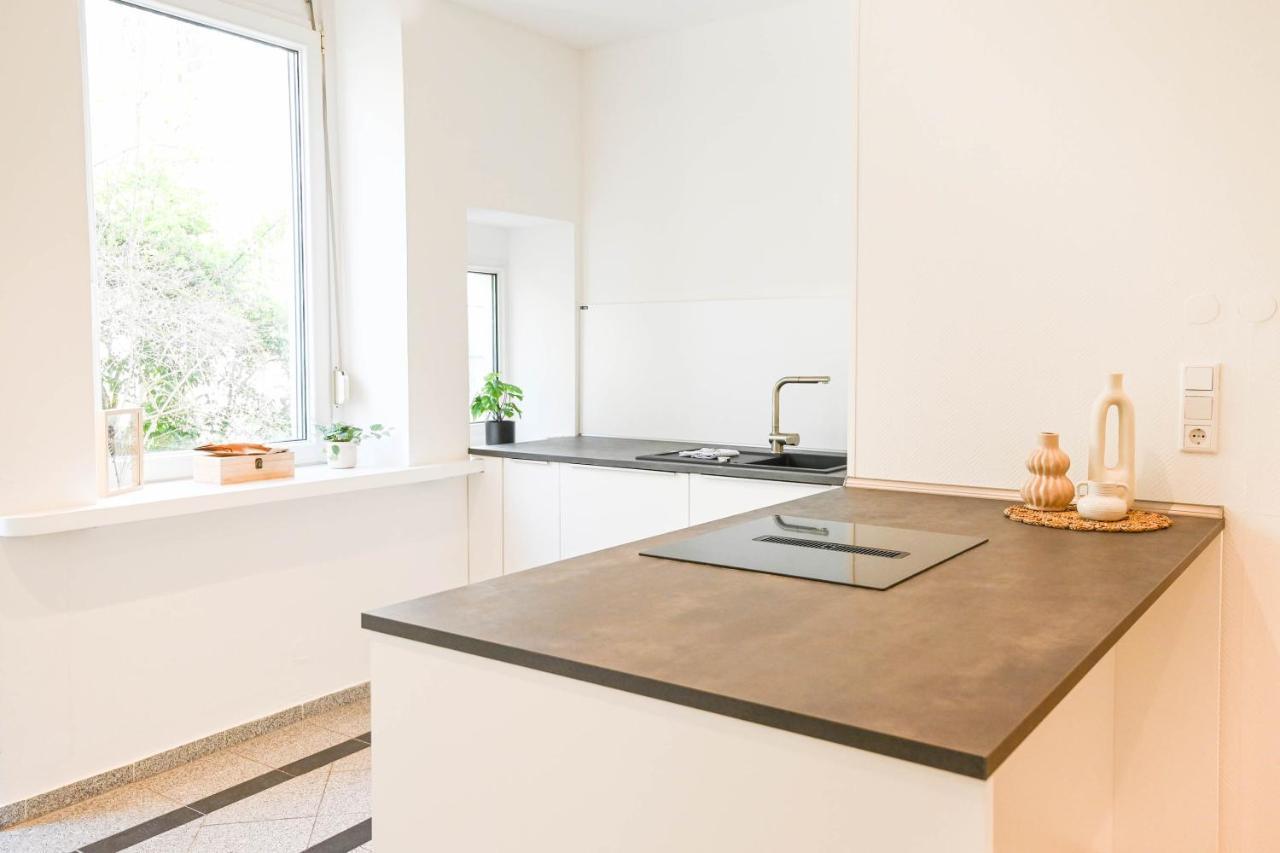 120Qm Denkmal Apartment In Krefeld Mit Stuck Und Garten - Beuys Apartments - Krefeld Kültér fotó